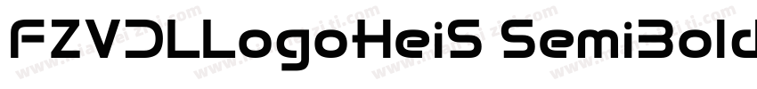 FZVDLLogoHeiS SemiBold字体转换